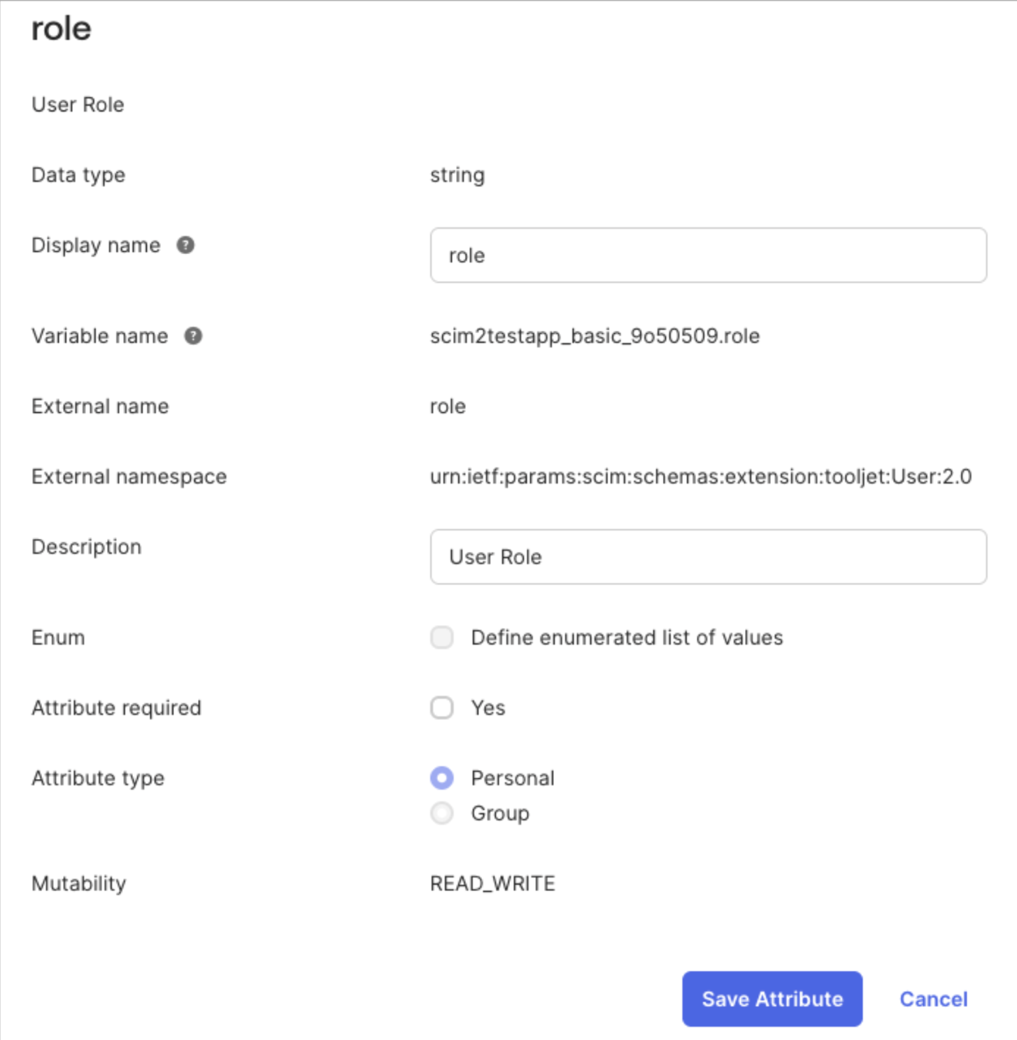 Attribute Mapping for Okta