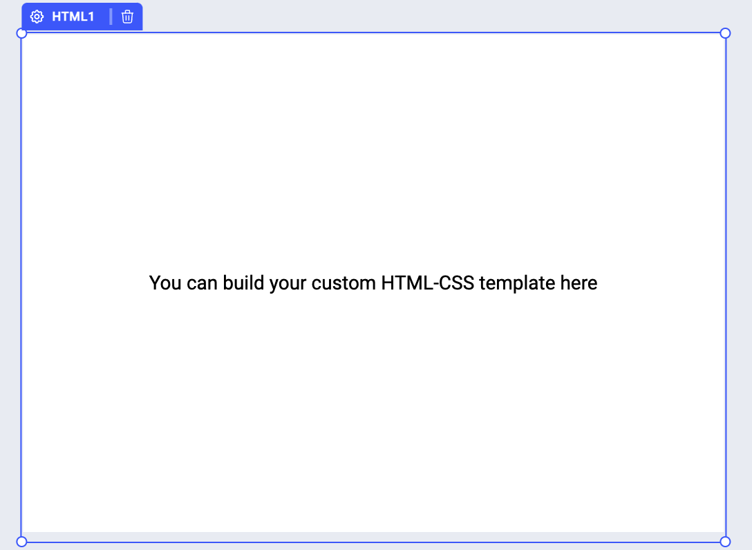 HTML component