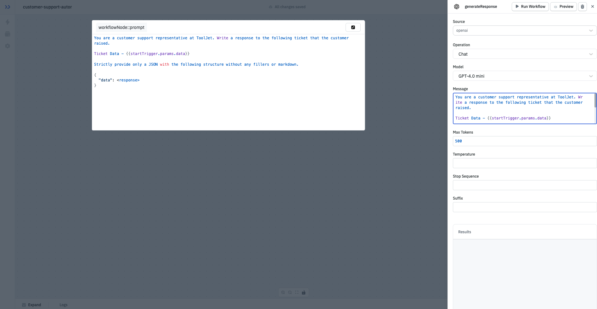 OpenAI Configuration