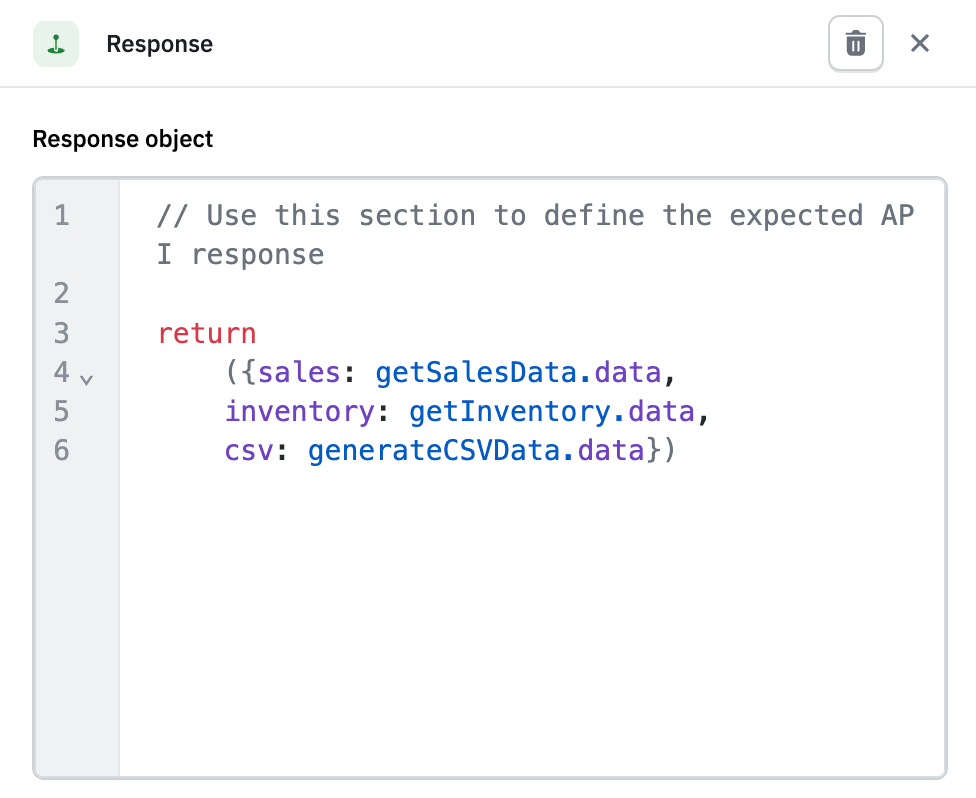 Single Node Response