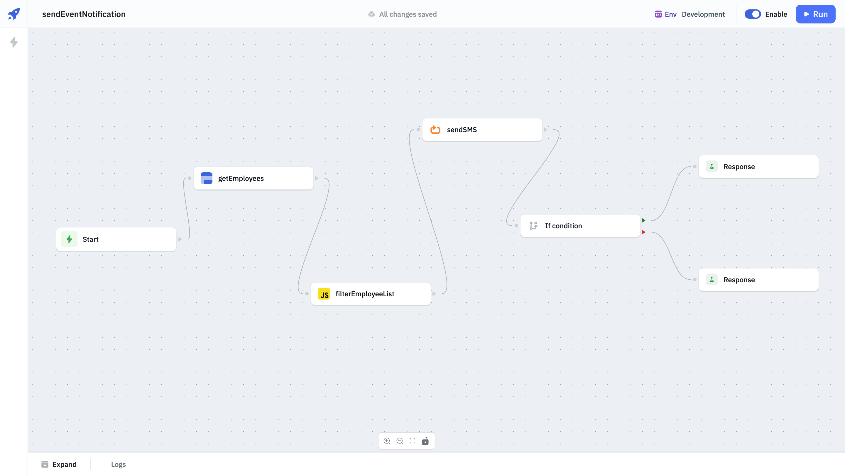 Configure The Response Node