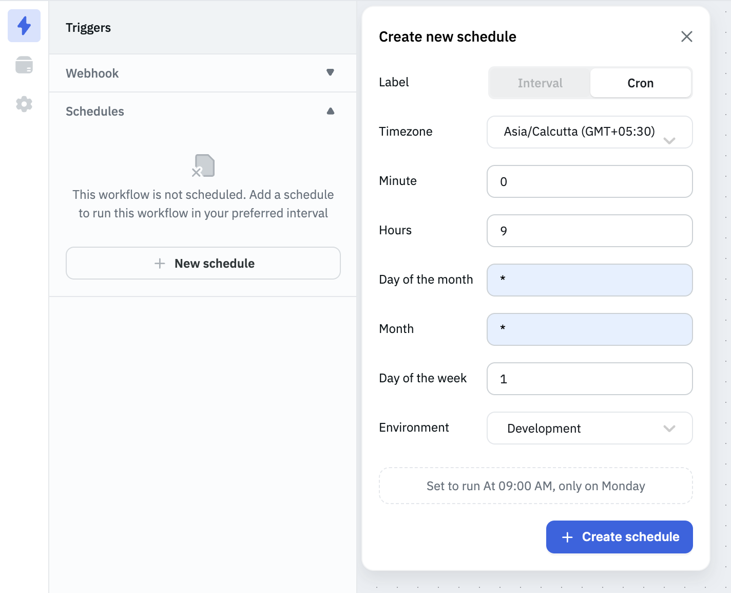 Scheduler - Cron Mode